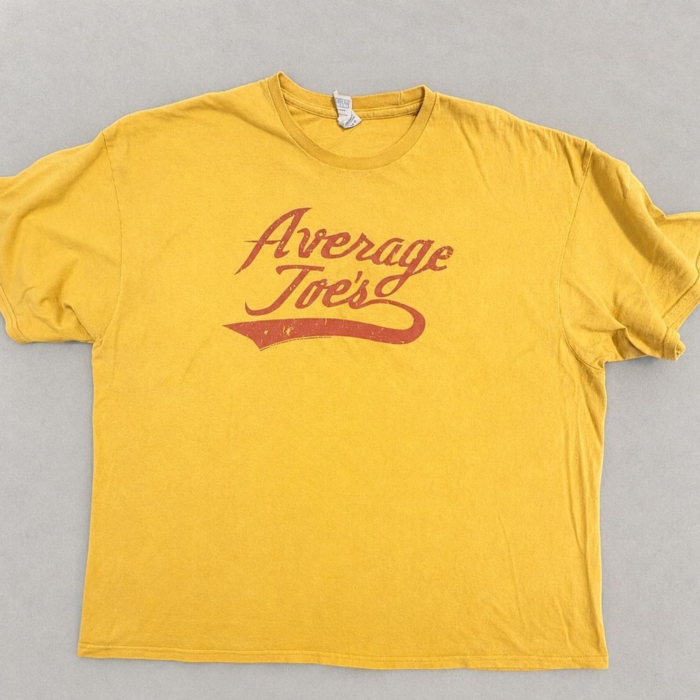 Yellow Average Joe's Graphic Tee